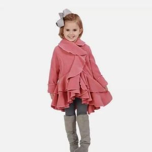 NWT Mack & Co Girl's Pink Fleece Jacket Size 2T
